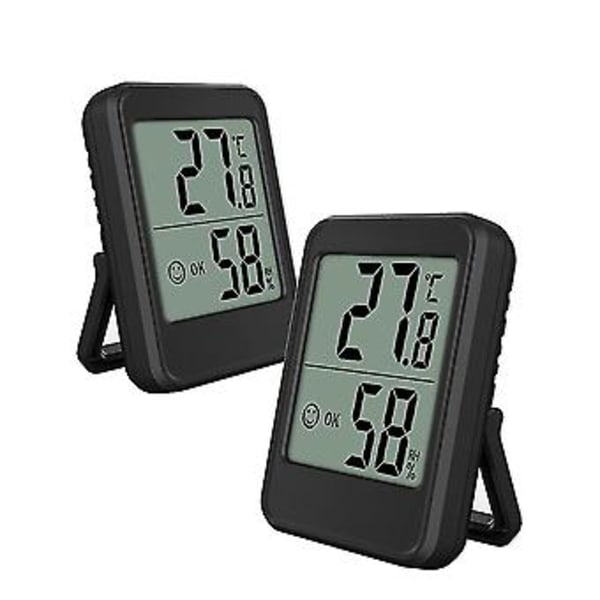 Digital Mini LCD Hygrometer för Inomhusbruk