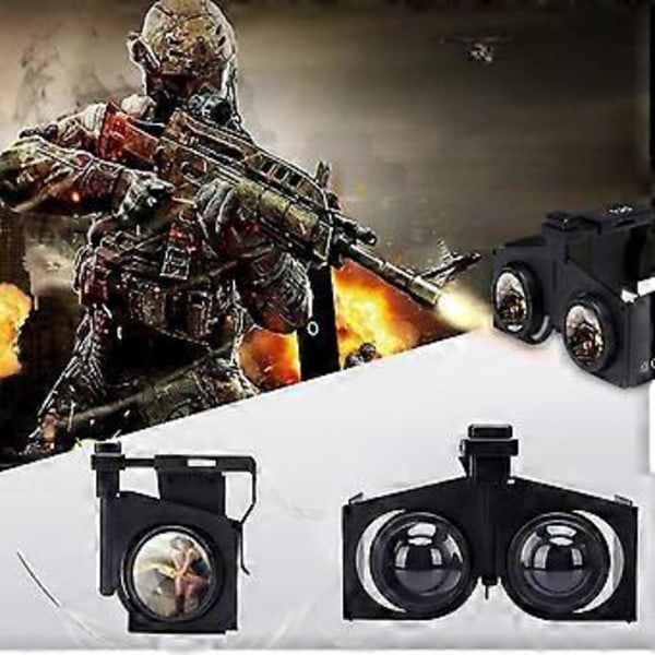 Mini Taitettavat 3D Virtuaalitodellisuus VR-lasit Älypuhelimelle 4.0-6.0 Tuuman Näytöllä 3D Elokuville Lasilinssi Vrbox Laatikko