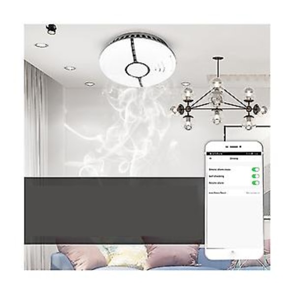 Tuya Wifi Detektor Alarm Sensor Trådløs Detektor Tuya Detektor