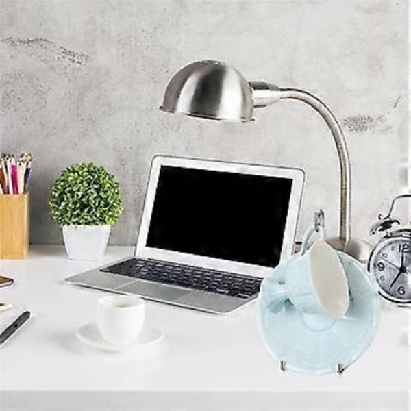 8 stk. Tekop og underkop display stand holder stativ metal kop underkop holder tekop holder display kaffekrus organizer