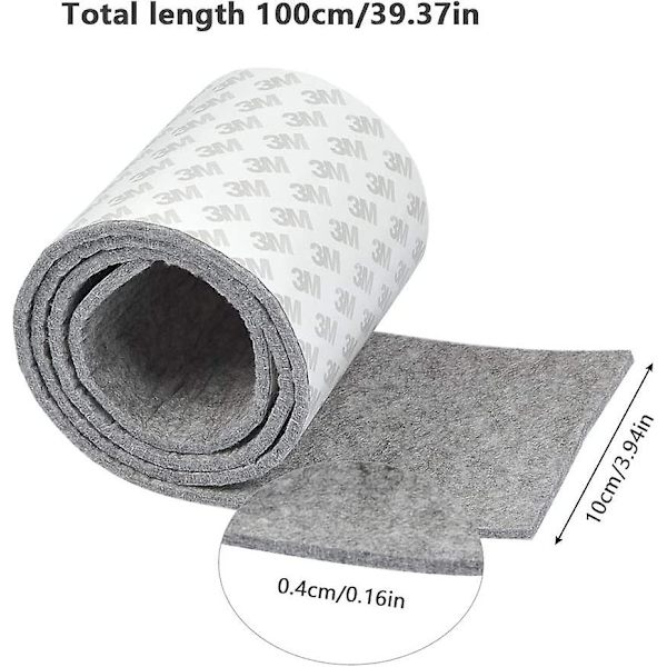 1 meter filt dynor Diy självhäftande tunga filt golvskydd dynor