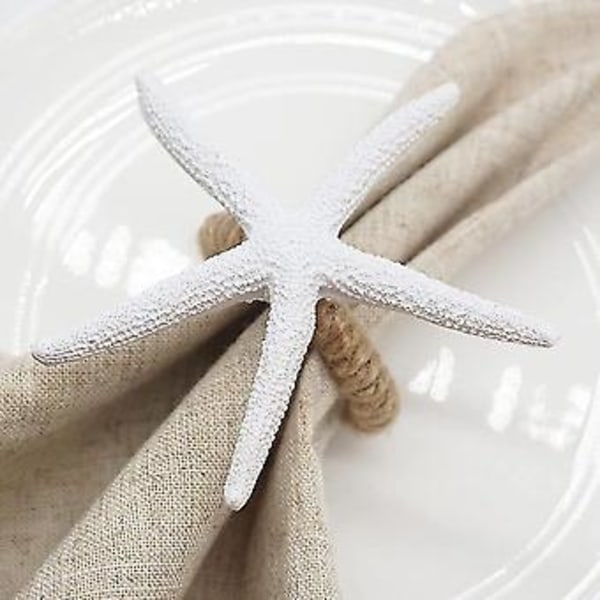 Serviettringer Sett med 8, Faux Sea Serviettring H For Bryllup,