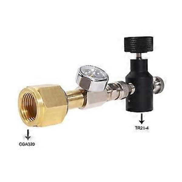 Ny CO2 Sylinder Tank Refill Adapter Fyllestasjon, cga320