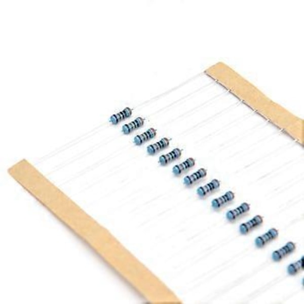 600 stk. Metalfilmmodstande 30 Værdier 101M 1/4W 1 Modstandssortiment til DIY-projekter