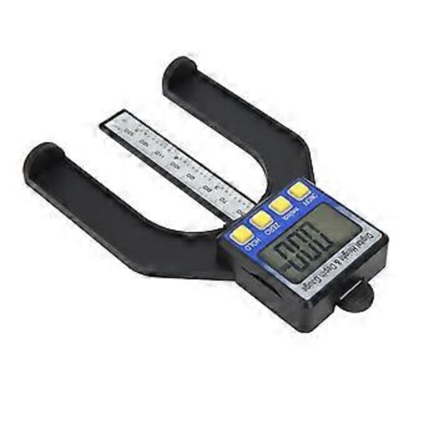 Elektroninen korkeus- ja syvyysmitta digitaalinäytöllä, puutyöviivain, mittaustyökalu 0-80mm