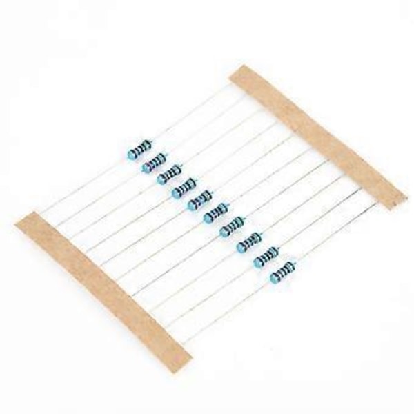 10-1M Ohm 1/4w Modstand 1% Tolerance Metalfilm Modstandssortimentssæt