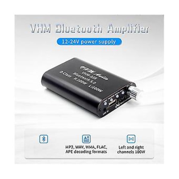 Vhm338 Hifi-kvalitets 2.0 Digital Forstærker Tpa3116 100wx2 Functal Bærbar Tand 5.0 Forstærkerkort