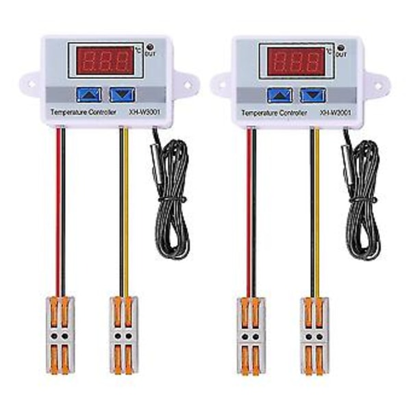 AC- 1500W XH-W3001 Digital LED Temperatur med Probe og Kobling (2 Stykker)