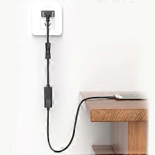 USB C Förlängningskabel med Brytare USB C till USB C Förlängningskabel 10Gbps USB C Hane till Hona Förlängningskabel 20V 5A