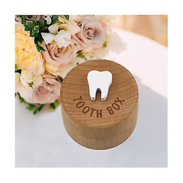 Tooth Fy Box 3D-snidad Låda Tappad Tand Minnessak Stora Låda För Pojke Eller Flicka