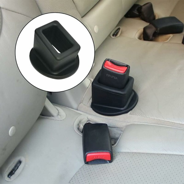 Seat Belt Buckle Holder - Easy Access to Rear Seat Buckles - Connect Seat Belt with One Hand (Black x1)