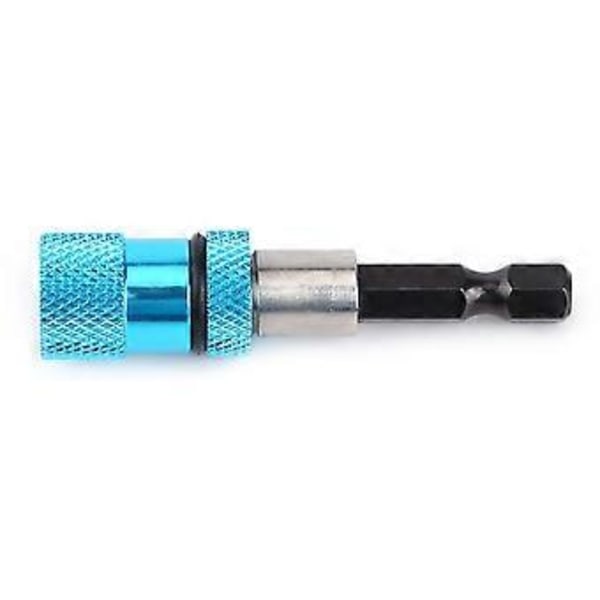 1/4 tuuman kuusiokantainen magneettinen ruuvikärjen pidike jatkovarsi sähköporakoneelle ruuvimeisselille, pituus 60 mm