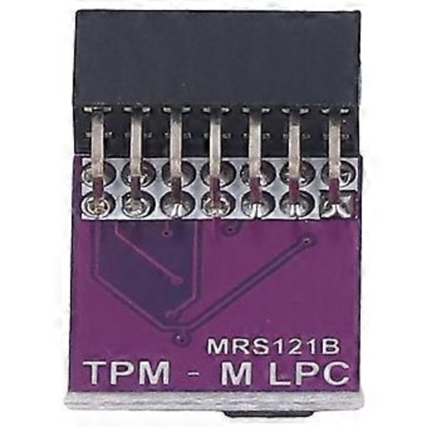 TPM 2.0 Modul LPC 14pin Fjernkort Krypteringssikkerhedskort Tilbehør til ASUS