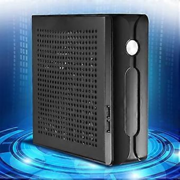FH03 Mini ITX Micro HTPC-värd för Chassi Speldator för Chassi USB 2.0 Skrivbord