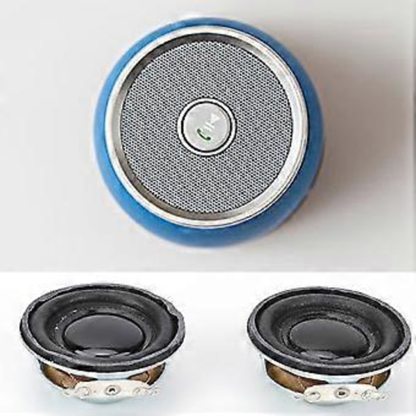 2stk 3W 4 Högtalare Horn Audio Stereo Högtalare 4cm för Mini Förstärkare