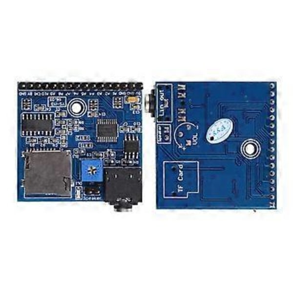 for DC 5V MP3 Stemmeavspiller Modul SD/TF Stemmesending Trigger Avspiller + 2 Porter