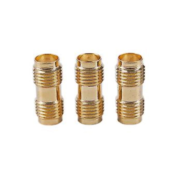 3x RF-kontakt SMA Hun Til SMA Hun For Toveisradio SMA-f Til SMA-f Antenneadapter
