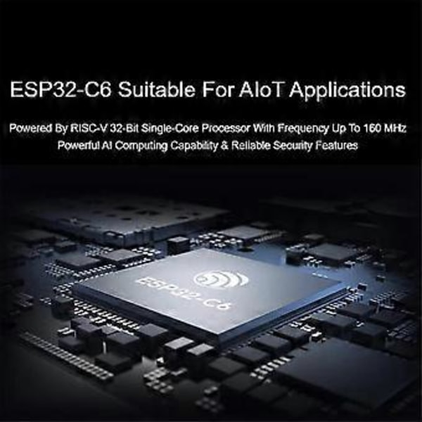 ESP32-C6-Pico-M Utvecklingskort WiFi 6 Mikrokontroller ESP32-C6-MINI-1 Modul Stöd för ESP-IDF