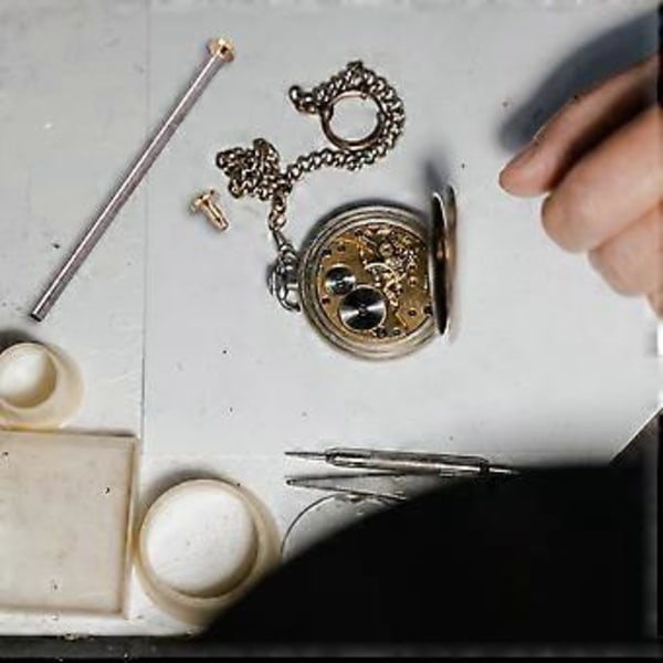 1 Låda Klockreparationsverktyg Set Kit Klockarmbands Skruvar Sortiment Rör Friktionsstift Lås Remmar Armband Nitar Ändar 10Mm-28Mm