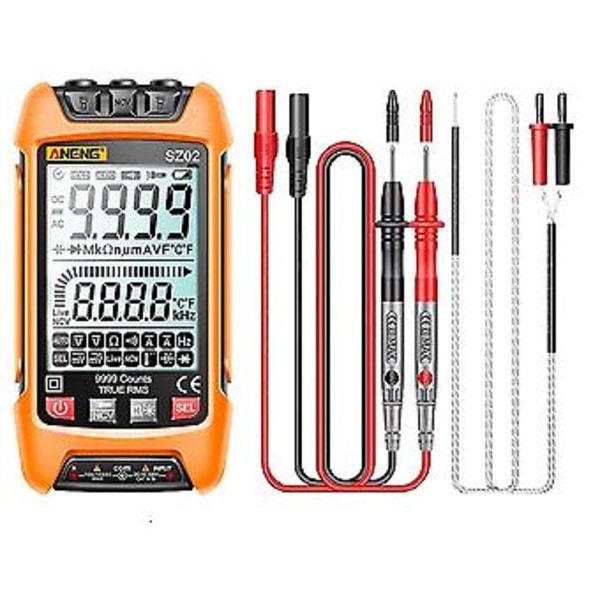 Aneng Digital Meter True Auto Cce Meter AC Volta Ance Transistor Oran