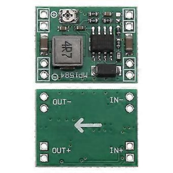 MP1584EN DC-DC 3A Nedtransformator Justerbar Modul Överträffar LM2596 24V till 12V9V5V3V Ultraliten MP1584