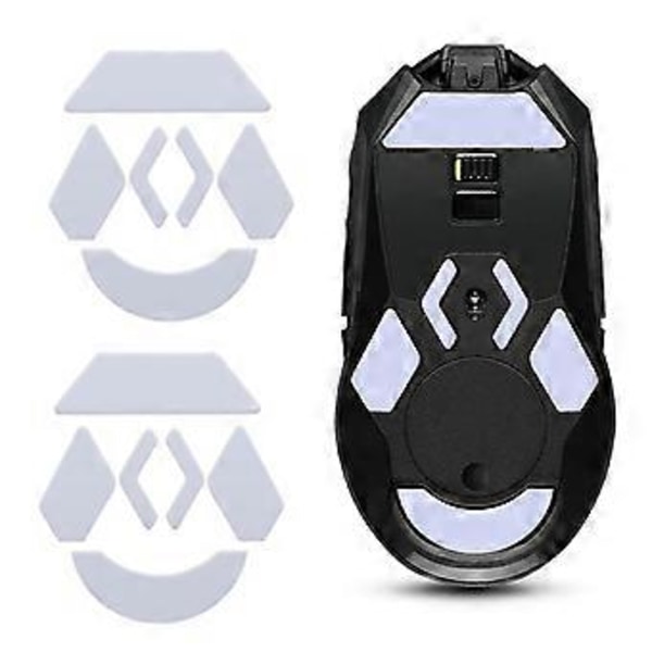 2 Sarjaa Hiiren Jalkoja Hiiren Luistimet Tarrat Pehmuste Pyöristetyt Liukukappaleet Kaarevat Reunat Hiiren Jalat Logitech G903 LIGHTSPEED -hiirelle