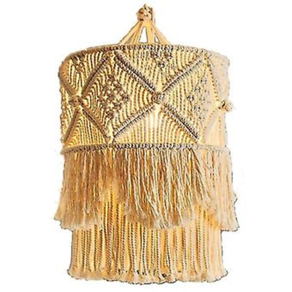 Hade Makramé Boho R Handgjord Tofs Bakgrundstavla