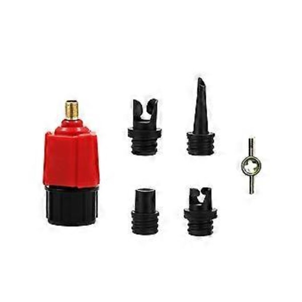Manner SUP Paddle Luftdyse Luftventil Gummibåt Kano Overgang Bilpumpe Adapter Multi Connecto