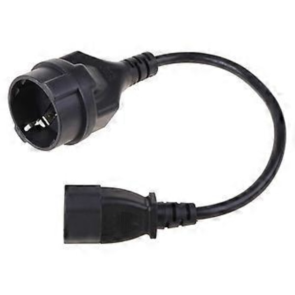 UPS PDU Strømkabel IEC 320 C14 Stik Adapter IEC320 C14 Han til Europa Hun Stik Kort Adapter Kabel Konverter