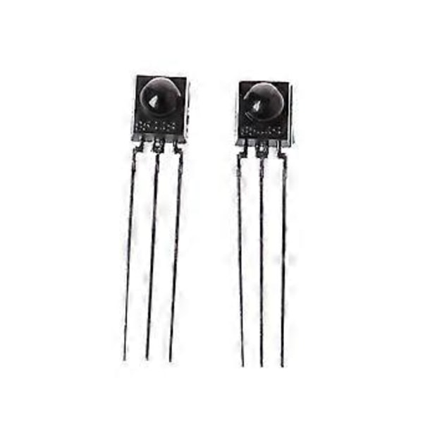 2 stk. DIP-3 IC TSOP4838 IR Mottaker Rør 38Khz Fjernstyrt Infrarød Strålingsmodul