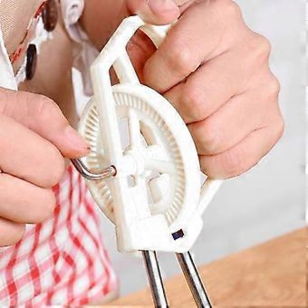 Roterande Manuell Handvisp Äggvispare Mixer Blender Rostfritt Stål Köksredskap