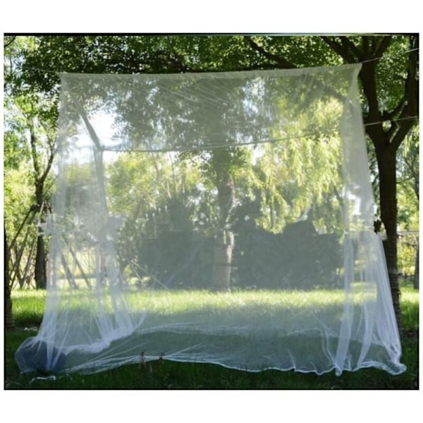 Outdoor Mosquito Net XXL Garden Mosquito Net, Double Bed Mosquito Net, Square Mobile Indoor Mosquito Net for Balconies, Pergolas, Swimming Pools, Pa