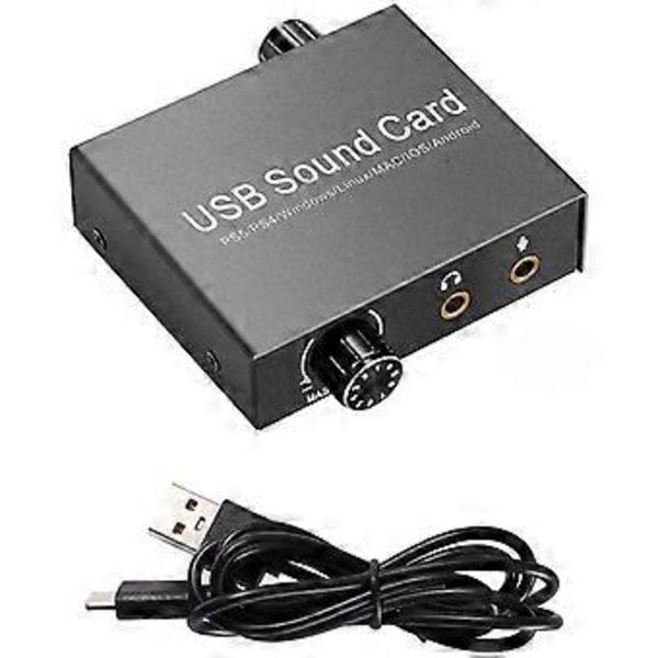 USB Ulkoinen Äänikortti USB - 3.5mm Adapteri USB Kuuloke-Mikrofoni