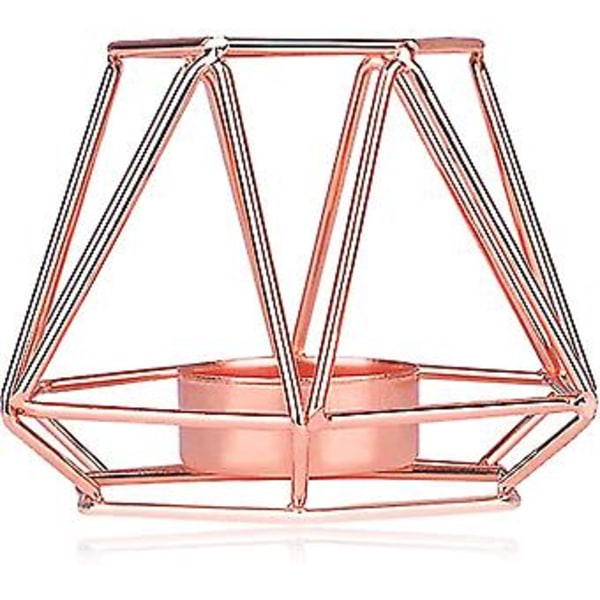 Metall Smijern Geometrisk Smijern Lysestake Bord Håndverk Dekorasjon (4-d-w)