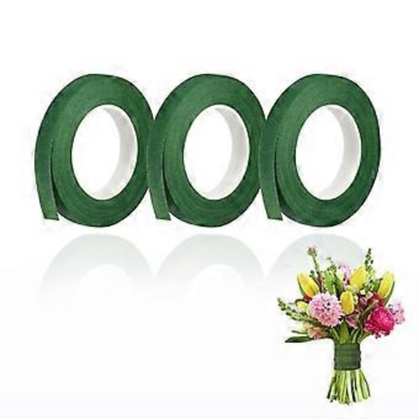 50 st Blomtejp Självhäftande Bukett Blomstjälk Papperstejp Ståndare Förpackning Blomsteraffär DIY