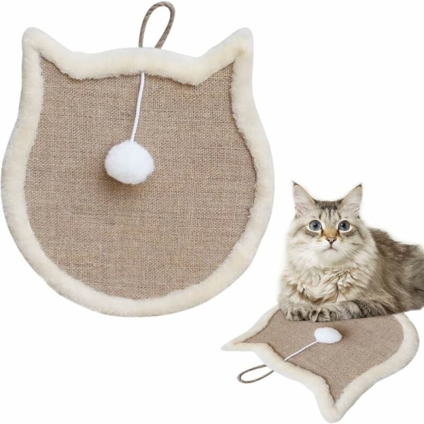 Kattklösare i kartong, klösbräda för katt, klösbräda i kartong, klösbräda i kartong, klösbräda för katt, hållbar högdensitetskatt, avslappnande kudde