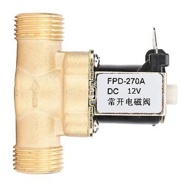 Normalt Åpen Solenoidventil, G1/2\" Normalt Åpen Messing Solenoidventil Skreddersydd for Perfeksjon