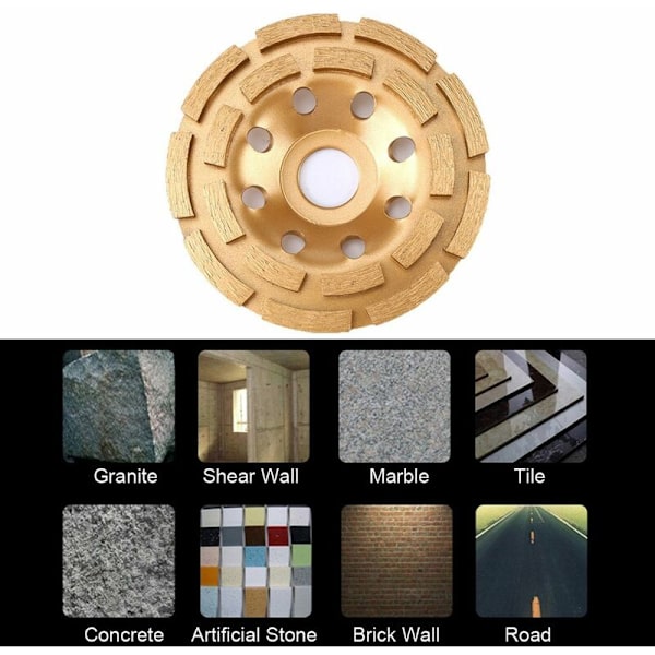 Diamantslipningsskiva standard för universell 180 mm