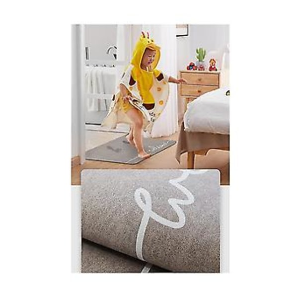 Baderomsmatte Absorberende Sklisikker Baderomsmatte Enkle Sklisikre Gulvmatter Hjem