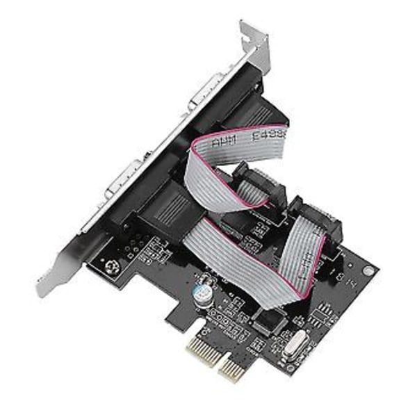 PCI-E til RS232 2 port seriel port konverter PCI Express controller adapter udvidelseskort