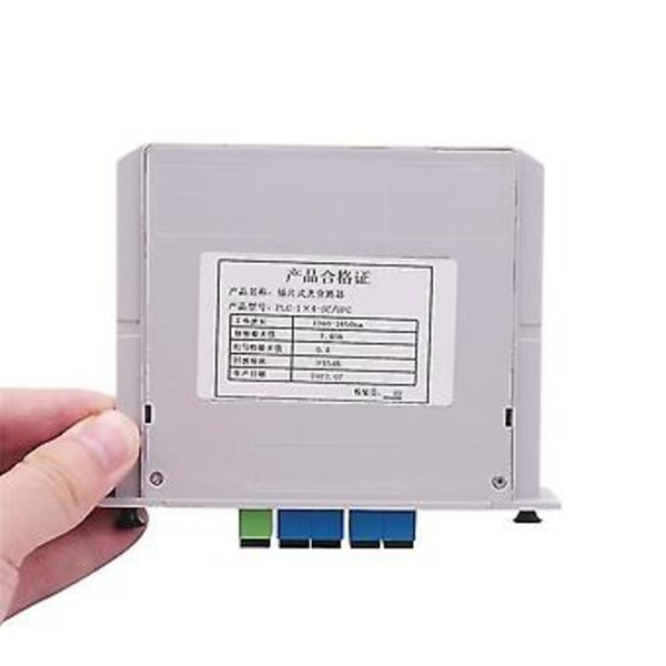 1:4 Fiberoptisk Plc Splitter Sc/upc 1x4 Lgx Boks Kassett Kort Innsetting Plc Splitter Modul