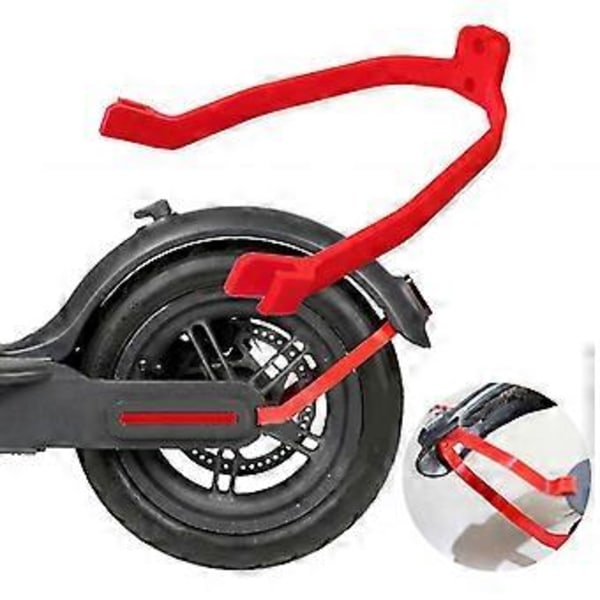 25st Bakre Stänkskärmsfäste Styvt Stöd För Elscooter / Pro Tillbehörsdelar, röd