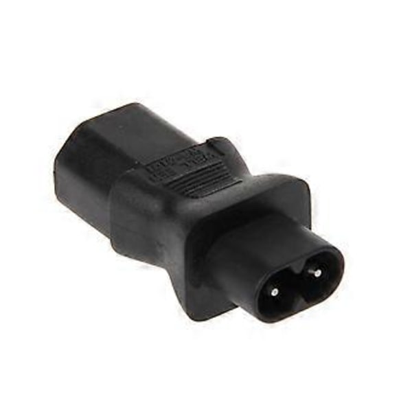 IEC 320 C13 3-Pin Hona Till C8 2-Pin Hane Strömkontakt Konverter Adapter