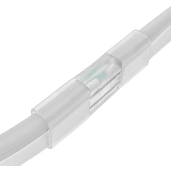 Koppling för LED Neon Flex lampor 2 stift LNF 16x8 mm 7 cm