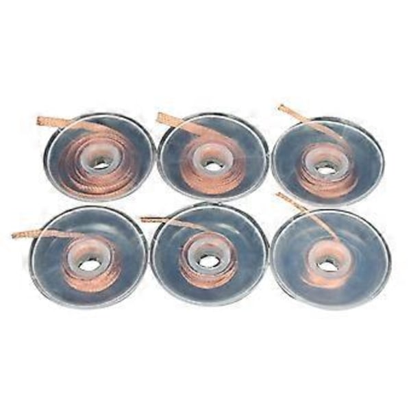 6 st Lödborttagningsfläta Lödning Lödningsborttagare Veke 1,5M Bredd 1 1,5 2 2,5 3 3,5mm Tråd Ledningssnöre Flussmedel BGA Reparationsverktyg