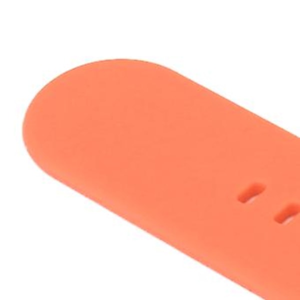Mjukt silikonarmbandsur Justerbart ersättningsarmband Tillbehör Passar Amazfit T Rex 2 Smart Watch Orange