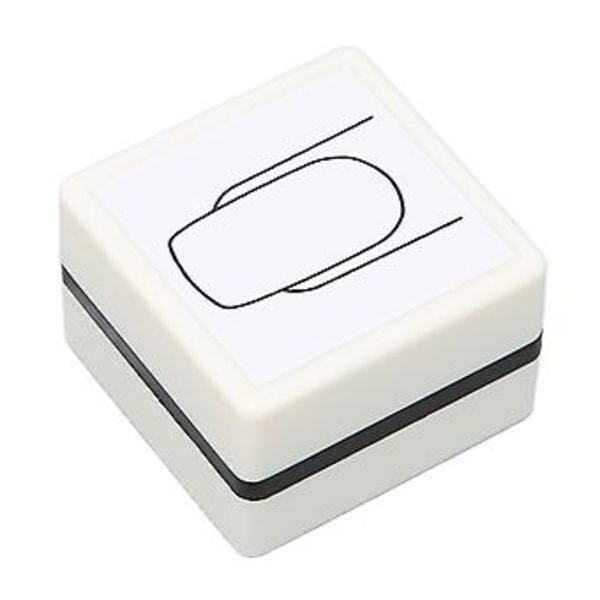 Neglekunst Stamper Håndmalt Neglekunst Øvelse Klare Linjer Manikyr Kunst Stamper med CoverSquare Negler