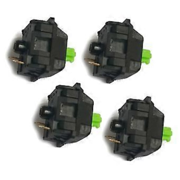 3-nastainen vihreä RGB-kytkin Razer Mechanical Chroma -pelinäppäimistöön, vihreä akseli, 3-nastaiset kytkimet (4 kpl)
