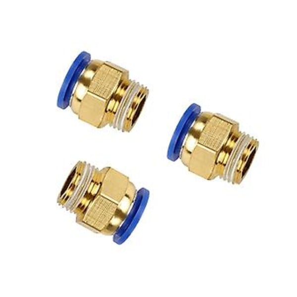 Pneumaattinen PC-liitin 10mm 8mm 12mm 6mm 4mm letkulle 1/4in Bsp 1/2in 1/8in 3/8in kierreliitin Quic