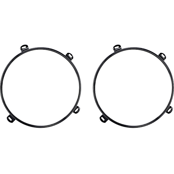 2 stk. 7 tommer forlygte monteringsbeslag ring lampeholder passer til Jeep Wrangler TJ 07-18 billygter